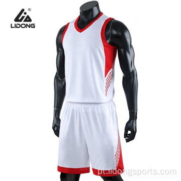 Uniforme de basquete em equipe de sublimação barata